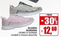 Il Gigante Scarpa running uomo o donna offerta