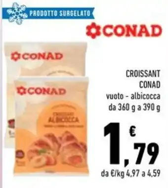 Croissant Conad vuoto - albicocca