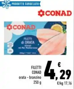 Conad Superstore Filetti Conad orata - branzino offerta
