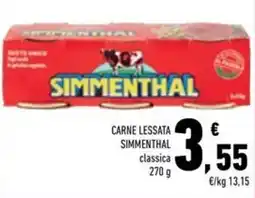 Conad Superstore Carne lessata Simmenthal classica offerta
