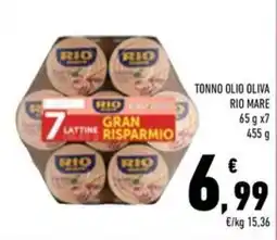 Conad Superstore Tonno olio oliva Rio Mare offerta