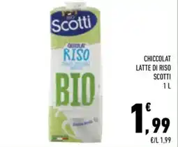 Conad City Latte di riso Scotti offerta