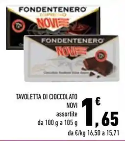 Conad City Tavoletta di cioccolato Novi assortite offerta