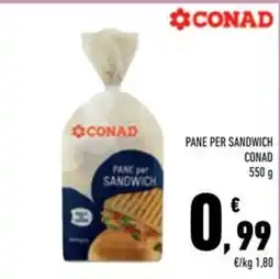 Conad Superstore Pane per sandwich Conad offerta
