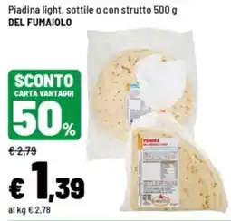 Iper La Grande Piadina light DEL FUMAILOLO offerta