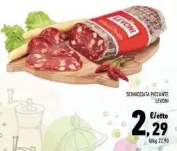 Conad Superstore Schiacciata piccante Levoni offerta