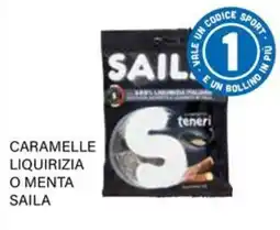 Il Gigante Caramelle liquirizia o menta Saila offerta