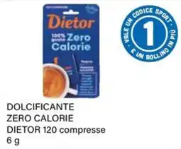 Il Gigante Dolcificante zero calorie Dietor offerta