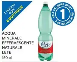 Il Gigante Acqua minerale effervescente naturale Lete offerta