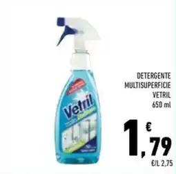 Conad Superstore Detergente multisuperficie Vetril offerta