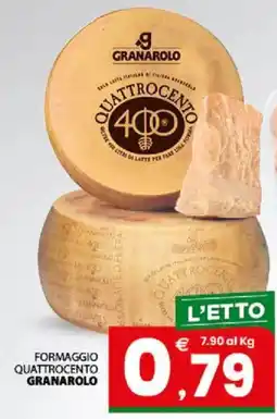 Despar Sicilia Formaggio Quattrocento Granarolo offerta