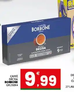 Despar Sicilia Caffè Decisa Borbone offerta