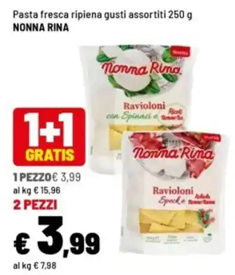Iper La Grande Pasta fresca ripiena gusti assortiti Nonna Rina offerta