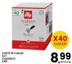 Interspar Caffè in cialde illy classico offerta