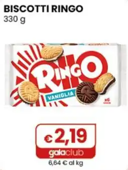 Gala Supermercati Biscotti Ringo vaniglia offerta