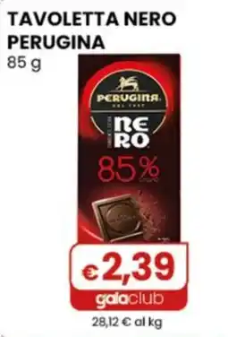 Gala Supermercati Tavoletta nero Perugina offerta