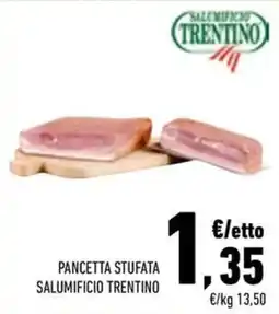 Conad Margherita Pancetta stufata Salumificio Trentino offerta