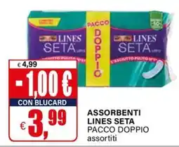 Il Gigante Assorbenti Lines Seta offerta