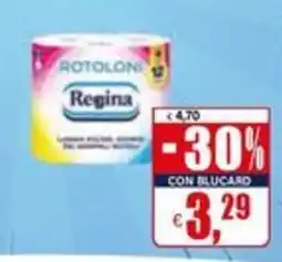 Il Gigante Rotoloni Regina offerta