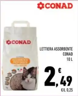 Conad Superstore Lettiera assorbente Conad offerta