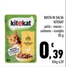 Conad Superstore Busta in salsa Kitekat offerta