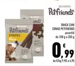 Conad Superstore Petfriends Stripes con Pollo offerta