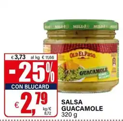 Il Gigante Salsa guacamole Old El Paso offerta