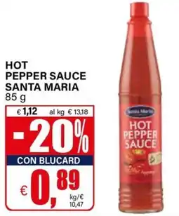 Il Gigante Hot pepper sauce Santa Maria offerta