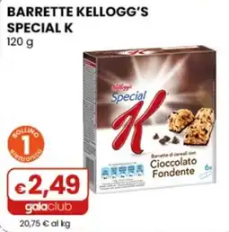 Gala Supermercati Barrette Kellogg's Special K Cioccolato Fondente offerta