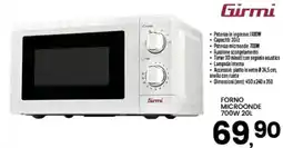 Interspar Forno microonde Girmi 700W 20L offerta