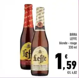 Conad Superstore Birra Leffe blonde - rouge offerta