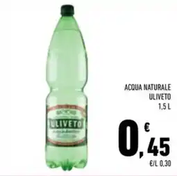 Conad Superstore Acqua naturale Uliveto offerta