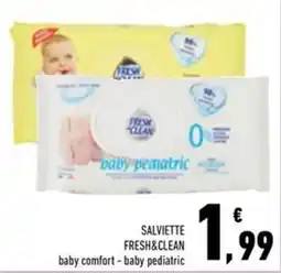 Conad Superstore Salviette Fresh&Clean baby comfort - baby pediatric offerta