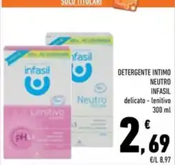 Conad Superstore Detergente intimo neutro infasil lenitivo offerta