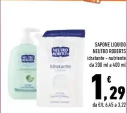 Conad Superstore Sapone liquido Neutro Roberts idratante offerta