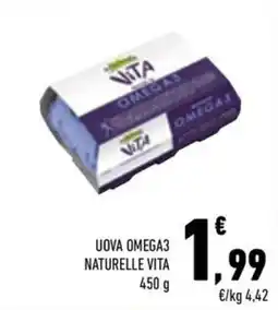 Conad City Uova Omega3 Naturelle Vita offerta