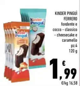 Conad City Kinder Pinguì offerta