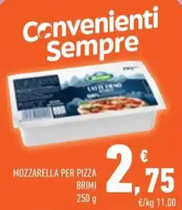 Conad City Mozzarella per pizza Brimi offerta