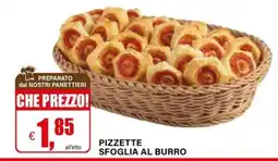 Il Gigante Pizzette sfoglia al burro offerta