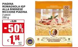 Il Gigante Piadina romagnola igp alla riminese riccione piadina offerta