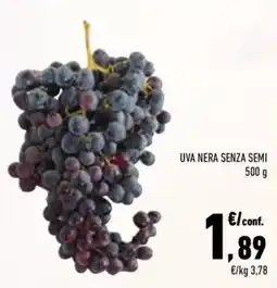 Conad City Uva nera senza semi offerta