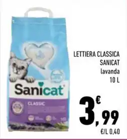 Conad City Lettiera classica Sanicat lavanda offerta