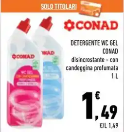 Conad City Detergente wc gel conad offerta