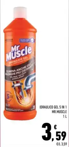 Conad City Idraulico gel mr.muscle offerta