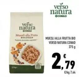 Conad Superstore Muesli alla Pruna Verso Natura Conad offerta