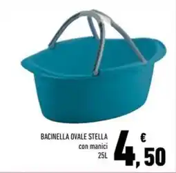 Conad Superstore Bacinella ovale Stella con manici offerta