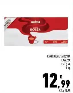Conad City Caffè qualità rossa Lavazza offerta