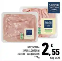 Conad Superstore Mortadella classica con pistacchi Sapori&Dintorni offerta