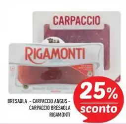 Conad Superstore Bresaola - Carpaccio Angus - Carpaccio Bresaola Rigamonti offerta