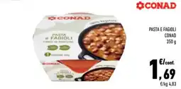 Conad City Pasta e fagioli Conad offerta